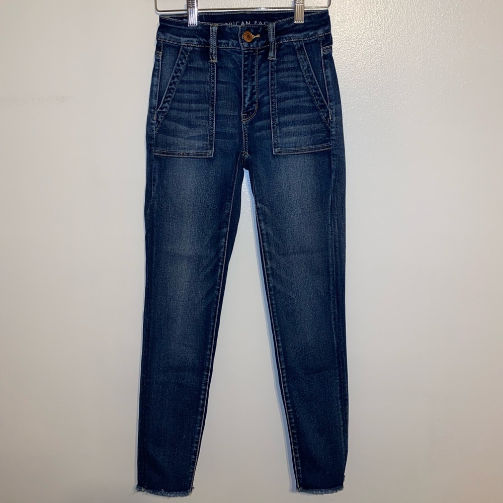 American Eagle High Waisted Crop Jeans